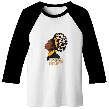 Discover Physical Therapist Afro African American Black History Baseball Tees