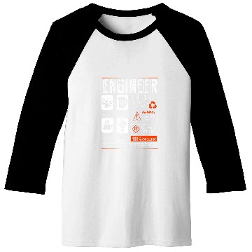 Discover Funny Engineer Engineering Student Baseball Tees