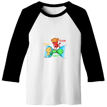 Discover Funny Electrician Electrical Engineer Baseball Tees