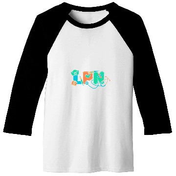 Discover LPN nurses Licensed Practical Nursing Student Graduation Baseball Tees