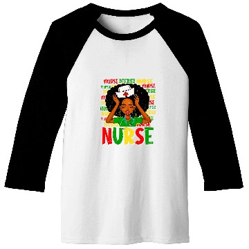 Discover nurses rn black nurses junenth nursing black history month Baseball Tees