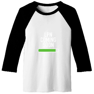 Discover LPN Coming Soon Nursing Student Grad Baseball Tees