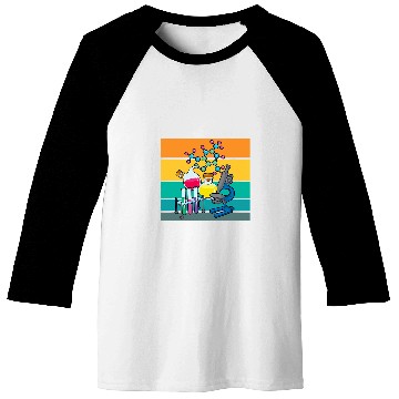 Discover Chemistry laboratory bacteriologist microbiologist Baseball Tees