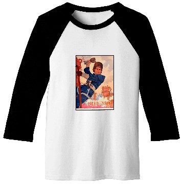 Discover Chinese Communist Utility Worker Mandarin Cute China Baseball Tees