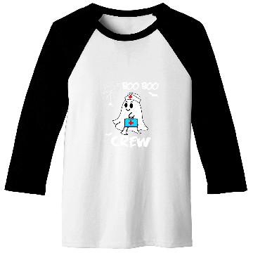 Discover Halloween Boo Boo Crew nurses Funny Women Funny Nursing Baseball Tees