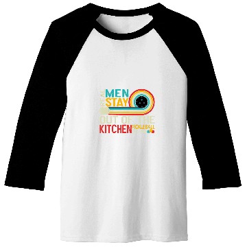 Discover Funny Real Men Stay Out Of The Kitchen Hit Paddle PickleBall Baseball Tees