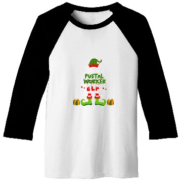 Discover Im The Postal Worker Elf Christmas Elf Costume Family Baseball Tees