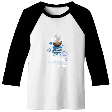 Discover Book Lover A DAY WITHOUT READING Reader Book Club Bookworm Baseball Tees