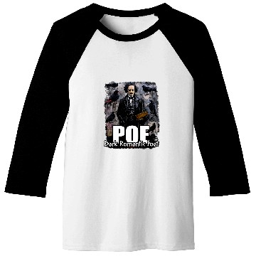 Discover Writer Edgar Allan Poe Baseball Tees