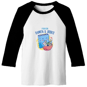Discover I Run On Ramen Books Books Baseball Tees