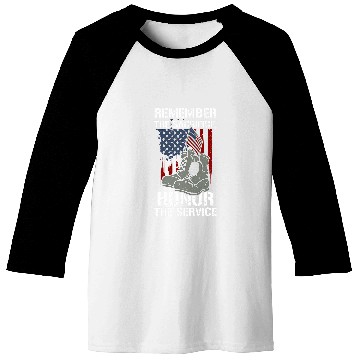 Discover Memorial Day Tribute Remember the Sacrifice Memorial Day Baseball Tees