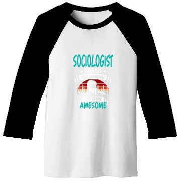 Discover Sociologist Saurus Like Normal T Rexs Dinosaur Baseball Tees