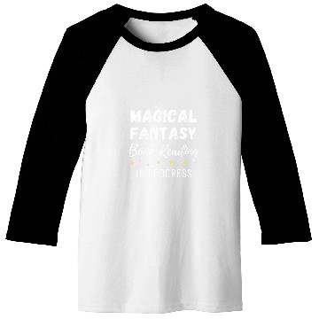 Discover Magical Fantasy Magical Fantasy Book Reading in Progress Baseball Tees