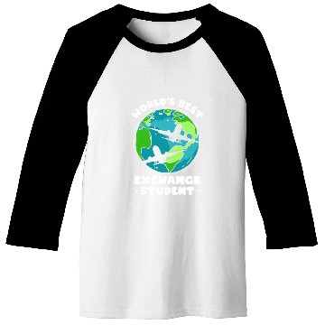 Discover Worlds Exchange Student Foreign Host Family School Baseball Tees