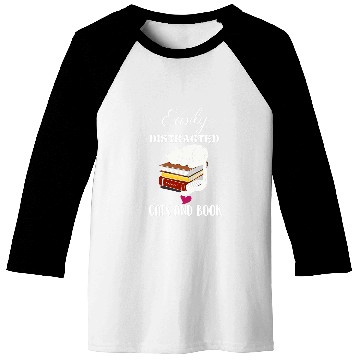 Discover Cute Cats And Books Funny Cat Lovers Baseball Tees