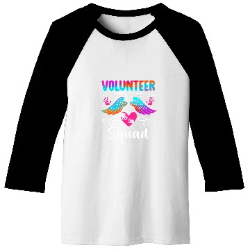 Discover Volunteer Squad Voluntary Worker Crew Volunteering Team Baseball Tees