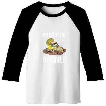 Discover Im With The Banned for a Book Lover Baseball Tees
