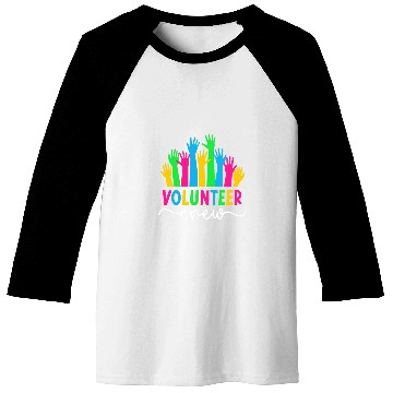 Discover Volunteer Crew Voluntary Worker Squad Volunteering Baseball Tees