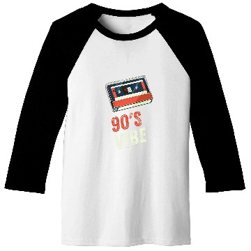 Discover 90s Vibe vintagess 1990s Music 90s Costume Party Nineties Baseball Tees