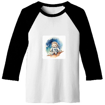 Discover Astronaut Hedgehog On Moon Space Exploration Celestial Baseball Tees