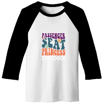 Discover Passenger Seat Princess Funny Girls Trip Summer Copilot 2 Baseball Tees