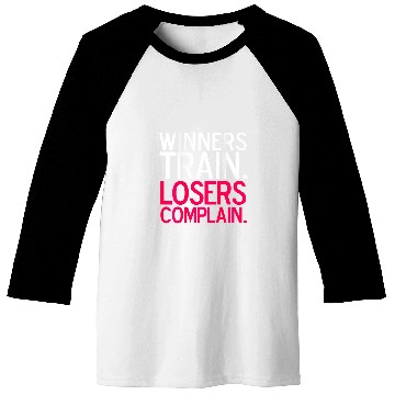 Discover DEDICATED Winners Train Losers Complain Tee Baseball Tees