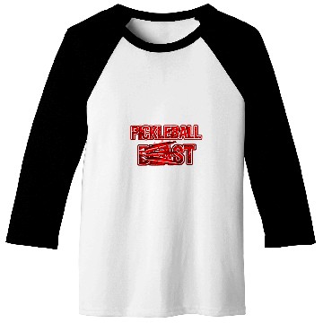 Discover Pickleball Beast Baseball Tees