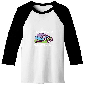 Discover The Comma Sutra makes Grammar Sexy Funny Baseball Tees