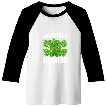 Discover Powered by Cilantro Cilantro Day Cilantro Hater Funny Food Baseball Tees
