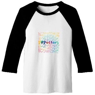 Discover Pottery Tie Dye Cool vintagess Inspired Baseball Tees