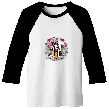 Discover Get Lit with Books Funny Meme Book Lover Reading Baseball Tees
