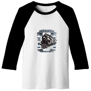 Discover Mens Steam train train railway train driver Baseball Tees