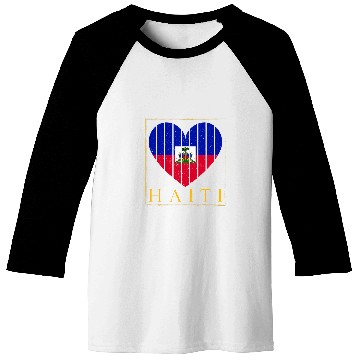 Discover Haiti haitian caribbean Hispaniola traveling souvenir nation 8 Baseball Tees