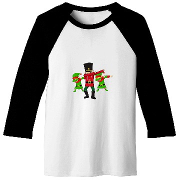 Discover Dab Dance Funny Christmas Elves Stamp Nutcracker Baseball Tees