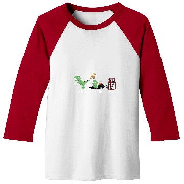 Discover Dinosaur Pet Solid Liquid Gas Dinosaur Back to school Baseball Tees