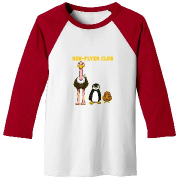 Discover Penguin Pet NonFlyer Club Kiwi Penguin Bird Bouquet Baseball Tees