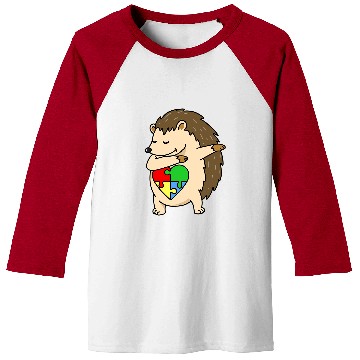 Discover Hedgehog Pet Autism Awareness Baseball Tees