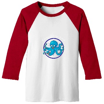 Discover Octopus Pet A perfect circle octopus octopi pi circle number archimedes Baseball Tees