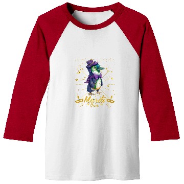 Discover Penguin Pet Party 2Mardi Gras Madness with a Cold Twist Baseball Tees