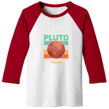 Discover Astronaut Job Pluto Never Forget Science Space Retro 5 Baseball Tees