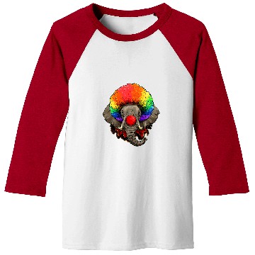 Discover Elephant Mammal Clown Wildlife Elephant Safari Animal Circus 135 Baseball Tees