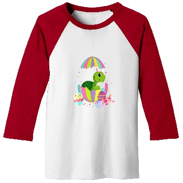 Discover Turtle Pet Easter Egg Bunny Easter Bunny Baseball Tees