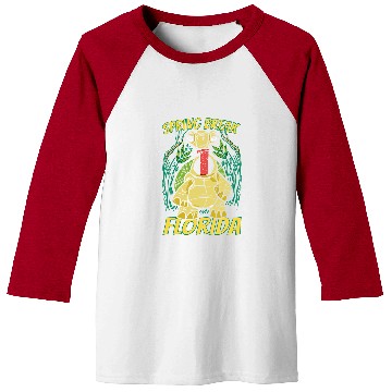 Discover Turtle Pet Spring Break Florida Cute Beach Vacation Baseball Tees