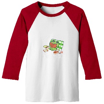 Discover Frog Pet Outside Im Croakin Inside Im Broken Depressed anxietys Frog Baseball Tees