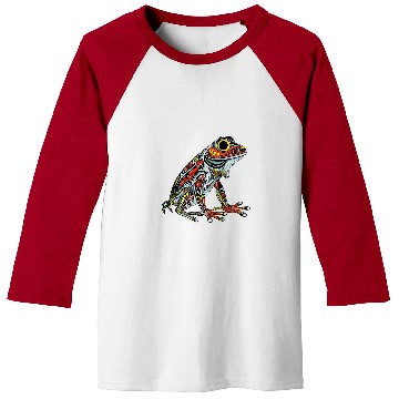Discover Frog Pet Native American Indian Style Art Pacific Northwest 9 Baseball Tees