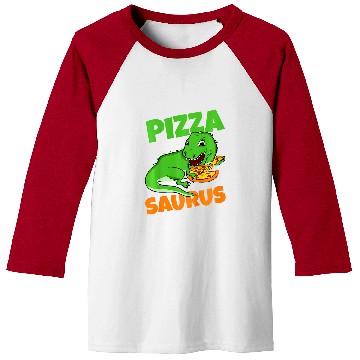 Discover Dinosaur Pet Kids Pizzasaurus Toddler Pizza Dino Dinosaur TRex Pizza For Boy Baseball Tees