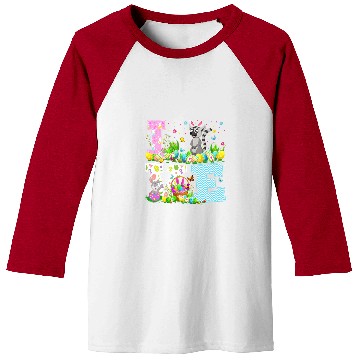 Discover Lemur Pet Easter Egg Hunt Funny Love Lemur Easter Sunday Baseball Tees