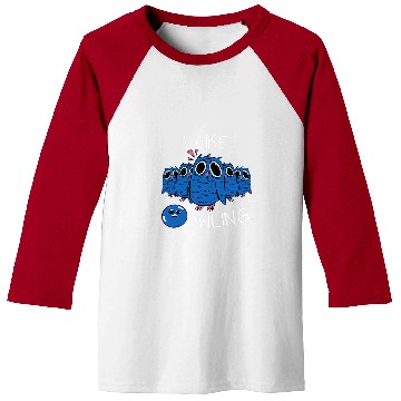Discover Sport Bowling I Like Owling Owl Funny Bowling 2 Baseball Tees
