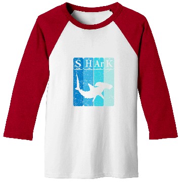 Discover Shark Pet Hammerhead Shark Periodic Table Elements Retro Baseball Tees