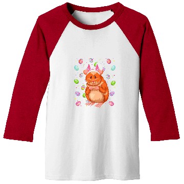 Discover Hamster Pet Bunny Easter Egg Lover Funny Hamster Easter Sunday Baseball Tees